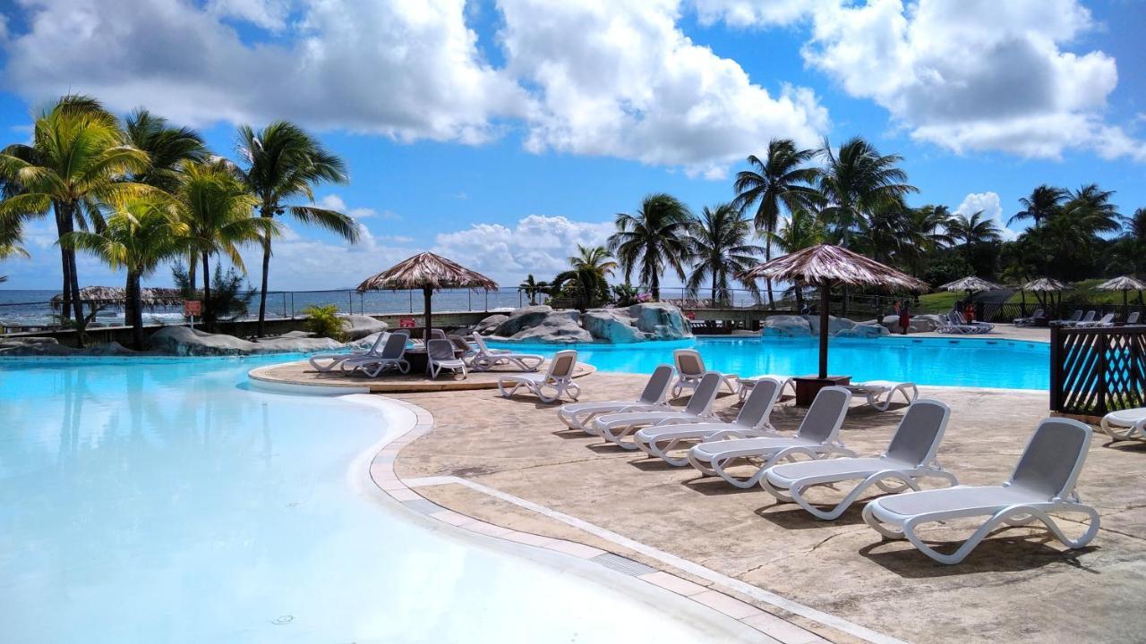 Studio Avec Grande Piscine, Plage Vanille Caraibes Сен-Франсуа Экстерьер фото