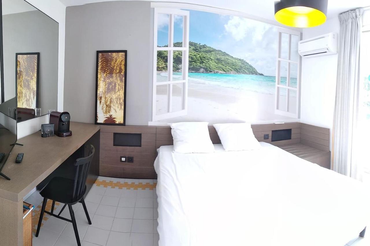 Studio Avec Grande Piscine, Plage Vanille Caraibes Сен-Франсуа Экстерьер фото