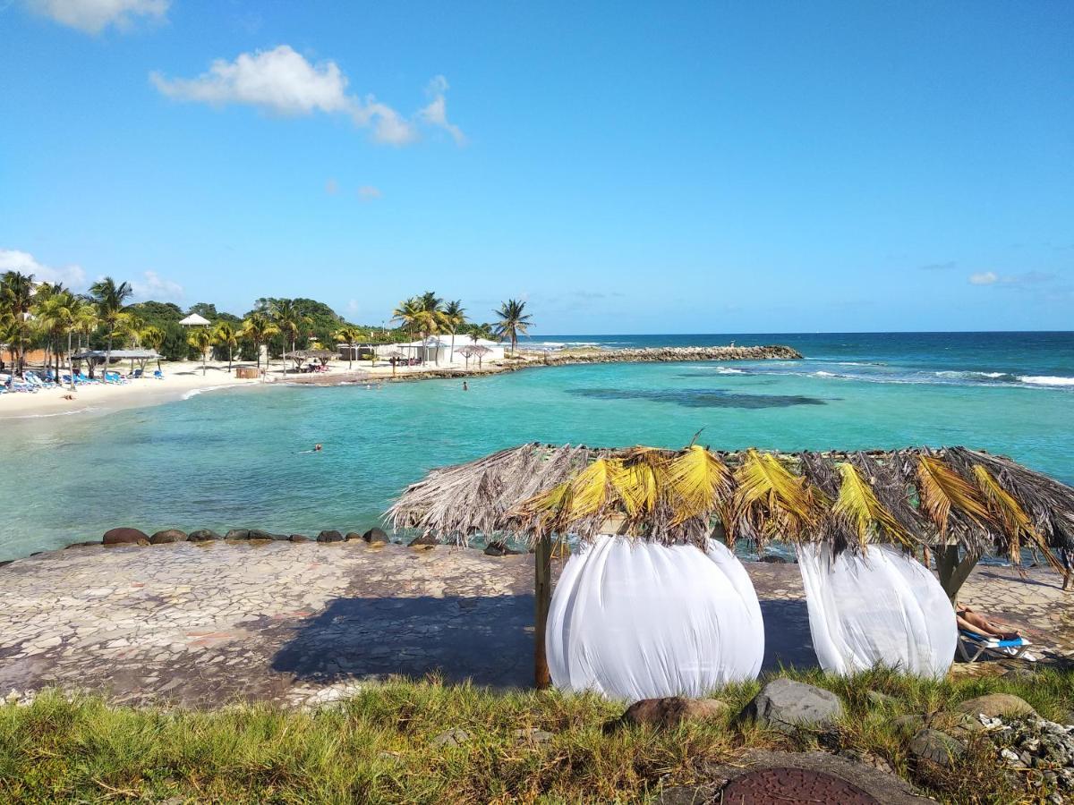 Studio Avec Grande Piscine, Plage Vanille Caraibes Сен-Франсуа Экстерьер фото